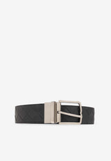 Bottega Veneta Reversible Intrecciato Leather Belt Ardoise 652944 VCPQ1-2078