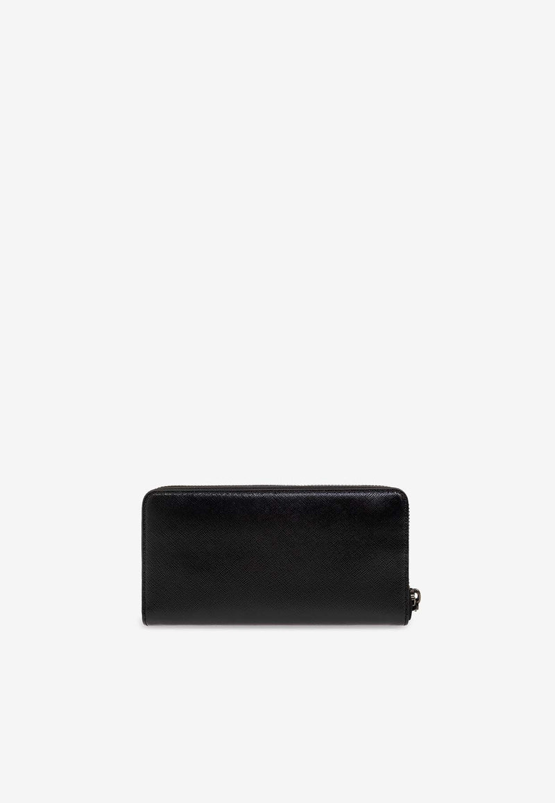 Marc Jacobs The Utility Snapshot Zipped Continental Wallet Black 2F3SMP047S07 0-001