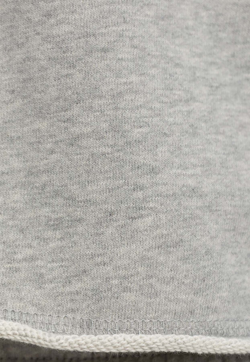Stella McCartney S-wave Cropped Sweatshirt Gray 6J0272 3SPY55-1264