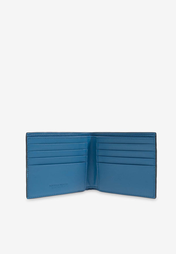 Bottega Veneta Intrecciato Leather Bi-Fold Wallet Ardoise 743211 VCPQ6-2078