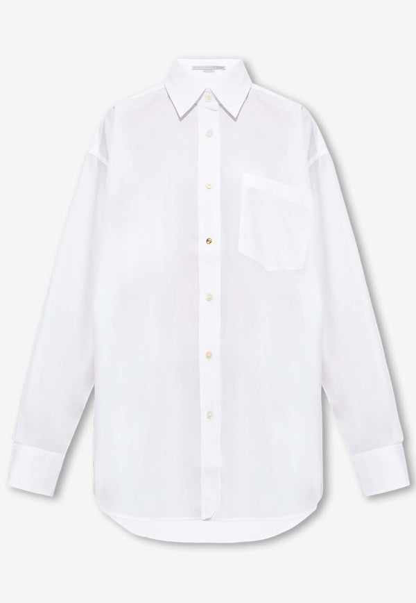 Stella McCartney Oversized Long-Sleeved Shirt White 620044 3CU100-9000