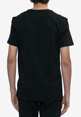 Moschino Teddy Bear Print Crewneck T-shirt Black 241ZR V0729 2041-1555