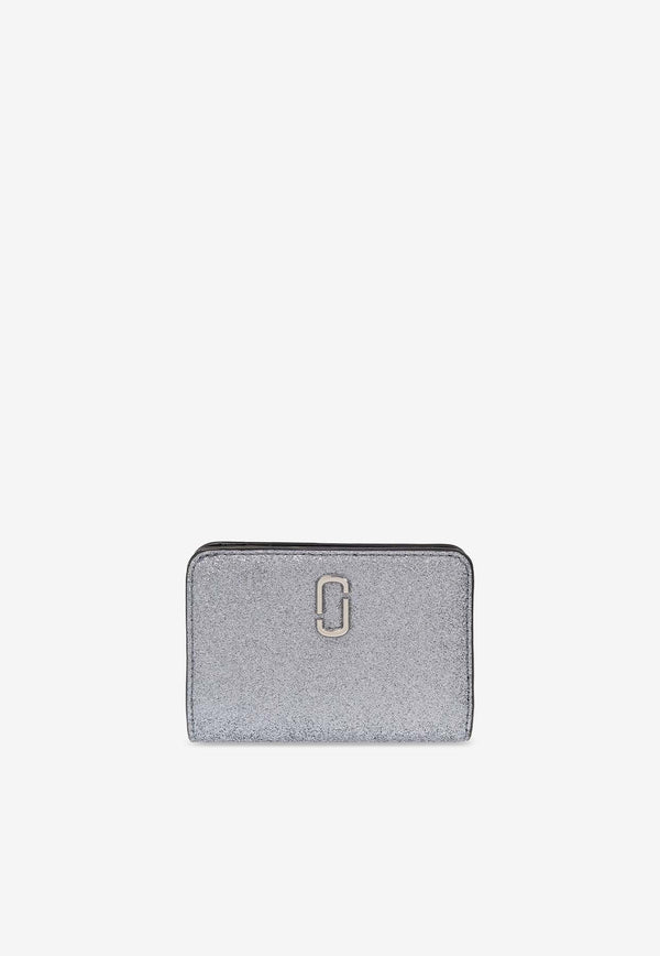 Marc Jacobs The Mini Galactic Glitter J Marc Wallet Silver 2R3SMP038S10 0-040