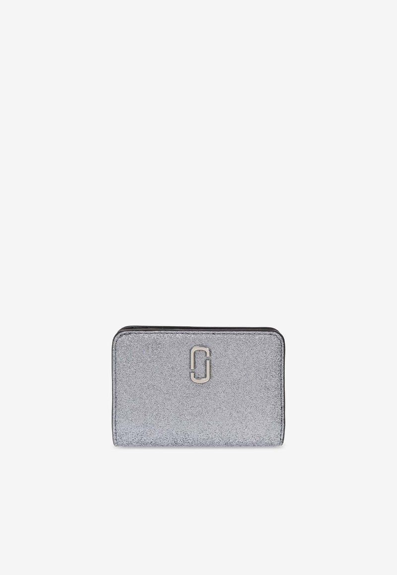 Marc Jacobs The Mini Galactic Glitter J Marc Wallet Silver 2R3SMP038S10 0-040
