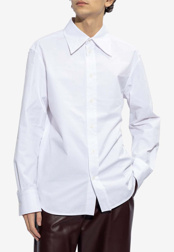 Bottega Veneta Long-Sleeved Formal Shirt White 767918 V2BL0-9000