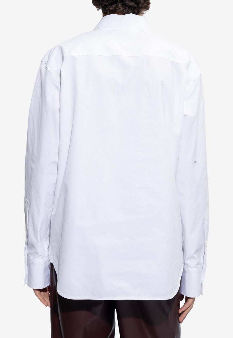 Bottega Veneta Long-Sleeved Formal Shirt White 767918 V2BL0-9000