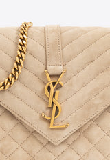Saint Laurent Medium Envelope Shoulder Bag in Leather 600185 1U887-2638