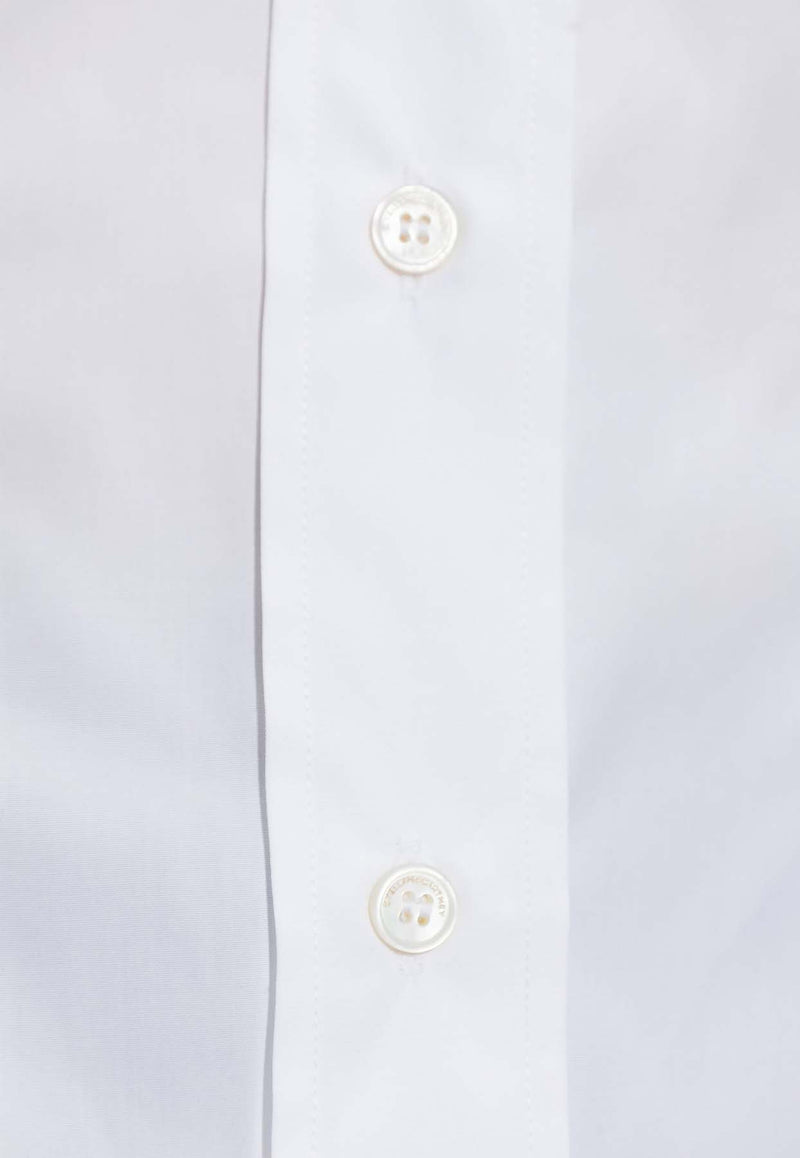Stella McCartney Peplum-Waist Buttoned Shirt White 620084 SMA90-9000