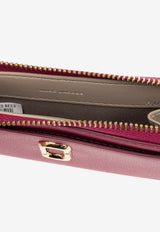 Marc Jacobs The J Marc Zipped Leather Wallet Pink 2S3SMP004S01 0-955