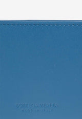 Bottega Veneta Cassette Intreccio Leather Cardholder Deep Pacific 748052 VBWD3-4424