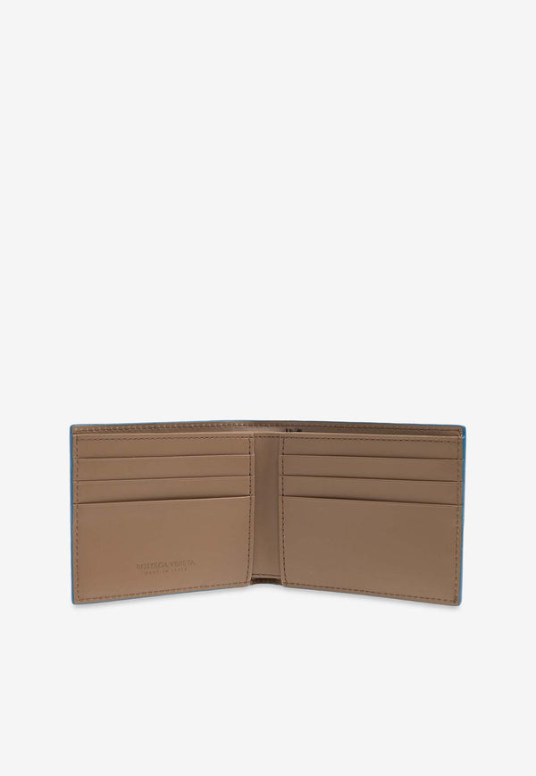 Bottega Veneta Cassette Leather Bi-Fold Wallet Argil 743004 VCP14-2569