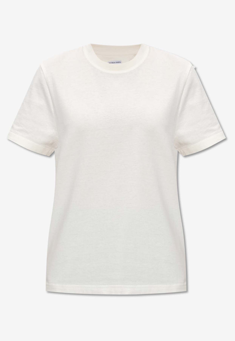 Bottega Veneta Basic Crewneck T-shirt White 744780 VF1U0-9071