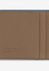 Bottega Veneta Cassette Intreccio Leather Cardholder Argil 748052 VCP13-2569