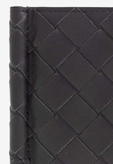 Bottega Veneta Intrecciato Bi-Fold Note Clip Wallet
 Ardoise 749404 VCPQ6-2078