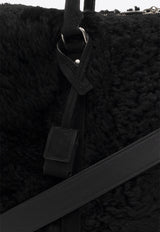 Saint Laurent Le Monogramme Shearling Duffle Bag

 Black 753060 GAAD3-1000