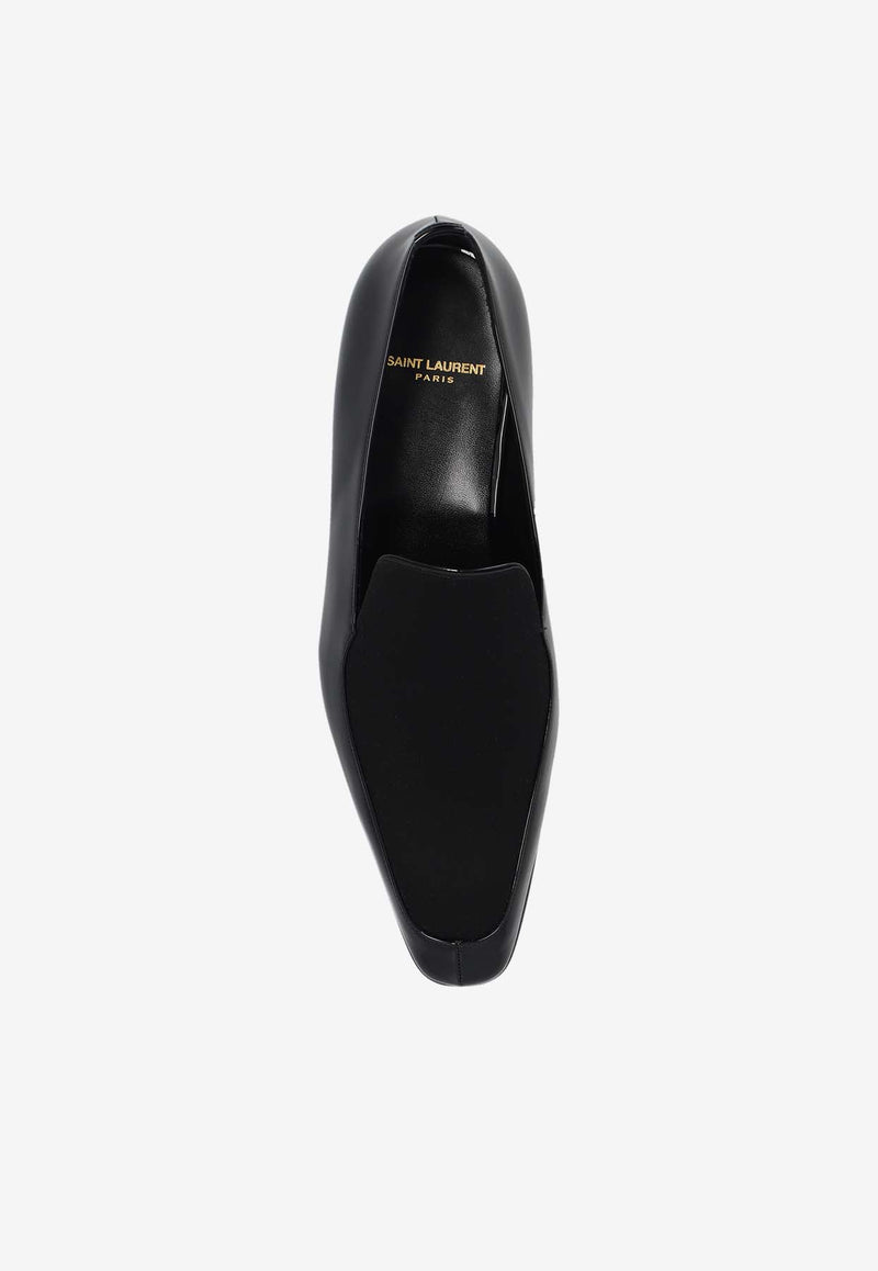 Saint Laurent Gabriel Loafers in Patent Leather Black 755190 AAAZY-2211