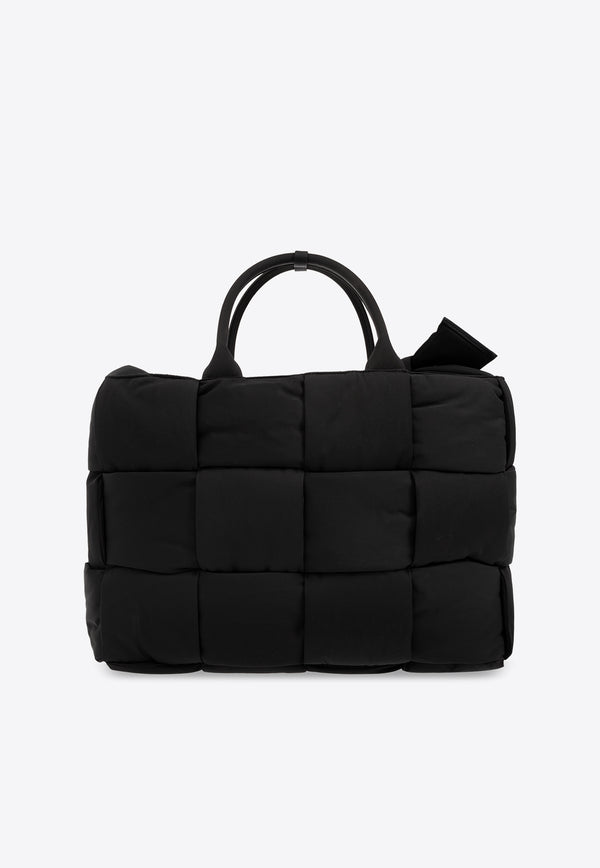 Bottega Veneta Large Arco Padded Top Handle Bag Black 765066 V30V2-8803