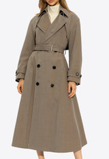 Bottega Veneta Trench-Style Wool Coat 772419 V3PG0-1144