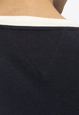 Bottega Veneta Logo-Embroidered Long-Sleeved T-shirt 773594 V2JW0-4121