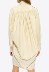 Bottega Veneta Asymmetric Midi Shirt Dress 773158 VA5Y0-9206