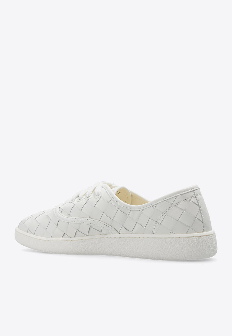 Bottega Veneta Intrecciato Leather Low-Top Sneakers 775319 V3HB0-9013