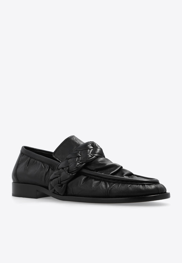 Bottega Veneta Astaire Leather Loafers 775267 V3OA0-1000