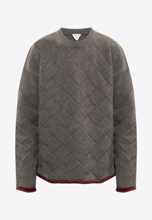 Bottega Veneta Intrecciato Wool Pullover Sweater 776144 V36Y0-8647