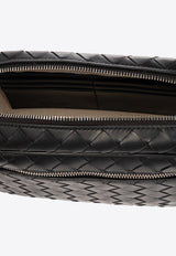 Bottega Veneta Intrecciato Leather Zip Pouch Black 777390 V2HL1-8803