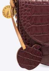 Stella McCartney Medium Frayme Croc-Effect Shoulder Bag 7B0006 WP0277-6106