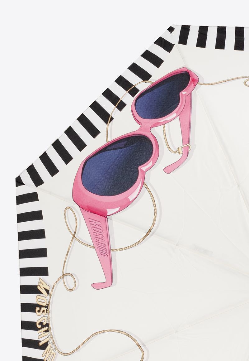 Moschino Sunglasses Print Open and Close Umbrella Cream 8944 OPENCLOSEI-CREAM