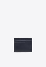 Dolce & Gabbana Logo Print Leather Cardholder Navy BP0330 AN244-HBII7