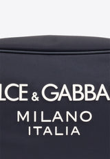 Dolce & Gabbana DG Milano Logo Pouch Bag Navy BT0989 AG182-8C653