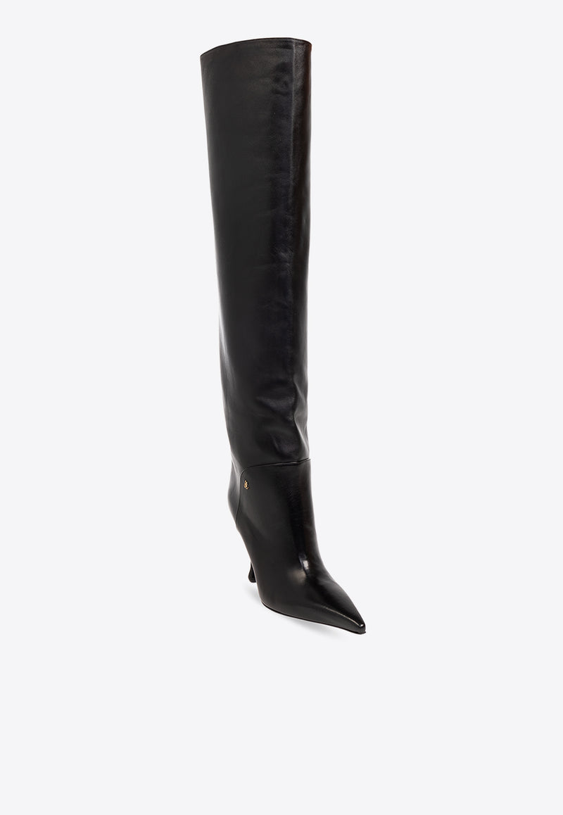 Jimmy Choo Cycas 95 Over-The-Knee Boots Black CYCAS KB 95 NAP-BLACK