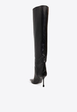 Jimmy Choo Cycas 95 Over-The-Knee Boots Black CYCAS KB 95 NAP-BLACK