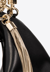 Jimmy Choo Mini Callie Leather Shoulder Bag Black CALLIE MINI NAP-BLACK