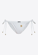 Dolce & Gabbana DG Logo Self-Tie Swimsuit Bottoms White DÓŁ O2A01J ONO12-W0800