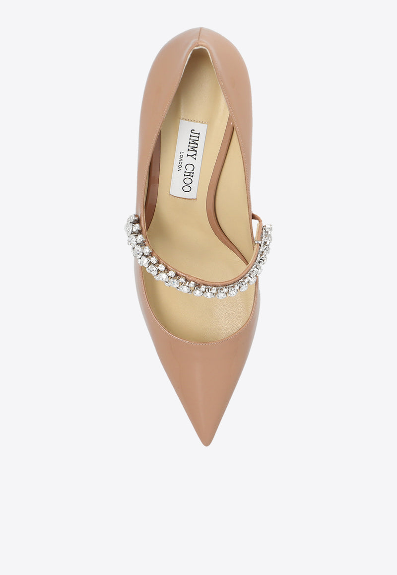 Jimmy Choo Bing 65 Patent Leather Pumps Beige BING PUMP 65 PAT-BALLET PINK