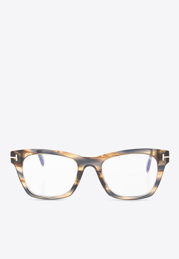 Tom Ford Square-Framed Optical Glasses Transparent FT5886-B 0-52045