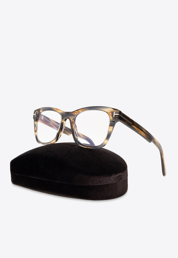 Tom Ford Square-Framed Optical Glasses Transparent FT5886-B 0-52045