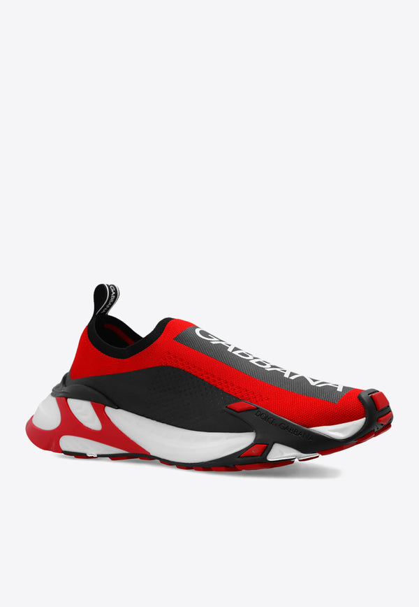 Dolce & Gabbana Sorrento Stretch Mesh Sneakers Red CS2172 AH414-89888