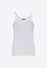 Dolce & Gabbana Fine-Rib Washed Tank Top White G8PA8T FU7AV-W0800