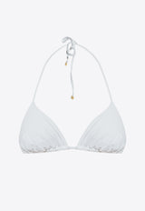Dolce & Gabbana Logo Engraved Bikini Bra White GÓRA O1A00J ONO12-W0800