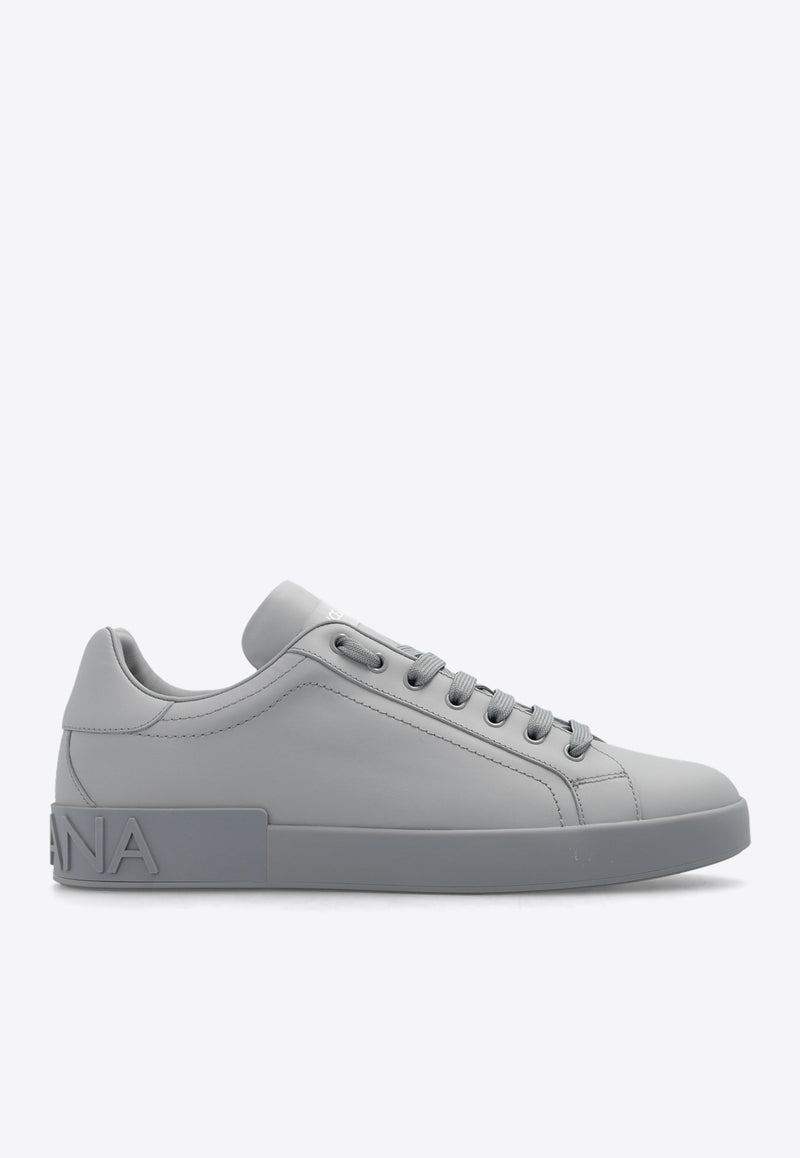 Dolce & Gabbana Portofino Low-Top Sneakers Gray CS1772 A1065-80753