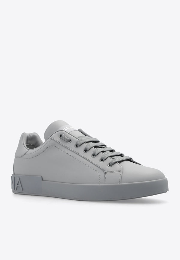 Dolce & Gabbana Portofino Low-Top Sneakers Gray CS1772 A1065-80753