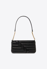 Jimmy Choo Avenue Slim Quilted-Leather Shoulder Bag Black AVENUE SLIM SHOULDER NBA-BLACK LIGHT GOLD