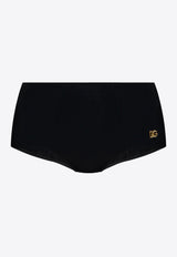 Dolce & Gabbana DG Logo High-Waist Bikini Briefs Black DÓŁ O2A16J ONO12-N0000