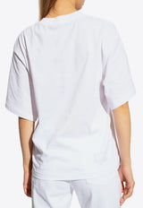 Dolce & Gabbana Logo Print Crewneck T-shirt White F8U10T G7H4P-W0800