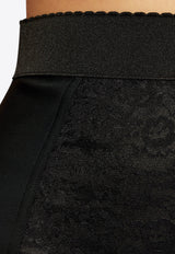 Dolce & Gabbana High-Waist Satin Shaper Briefs Black FTAG1T G9798-N0000