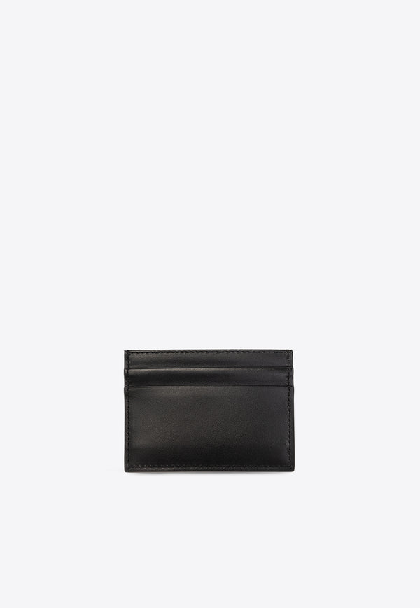 Dolce & Gabbana Logo Print Leather Cardholder Black BP0330 AN244-HNII7