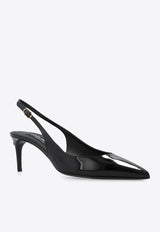 Dolce & Gabbana Cardinale 60 Slingback Pumps in Patent Leather Black CG0606 A1471-80999